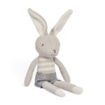 Jollein 037-001-65366 Stofftier Kuscheltier Hase Kaninchen Junge Joey grau 50 cm